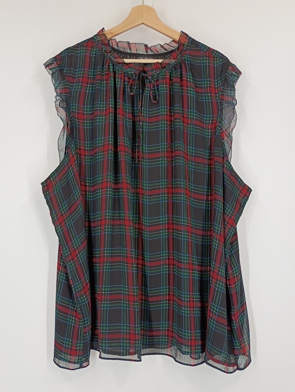 Lane Bryant Classic Sleeveless Split Neck Popover Top